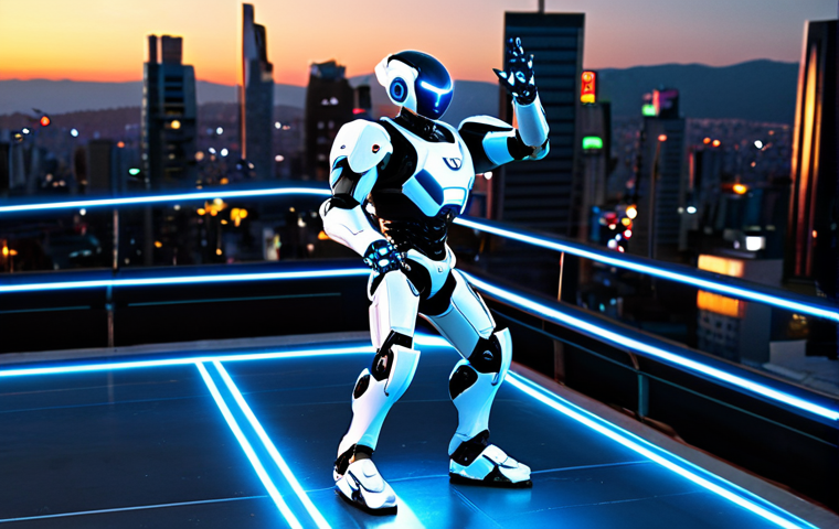 또봇 시리즈별 주요 특징 - Tobot X**

"A powerful, fully clothed Tobot X stands heroically in front of a bustling, modern city ...