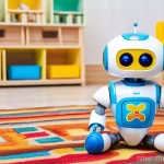 또봇 캐릭터별 인기 굿즈 - **Prompt:** A cheerful Russian boy, approximately 4 years old, with bright eyes and a wide smile, is...