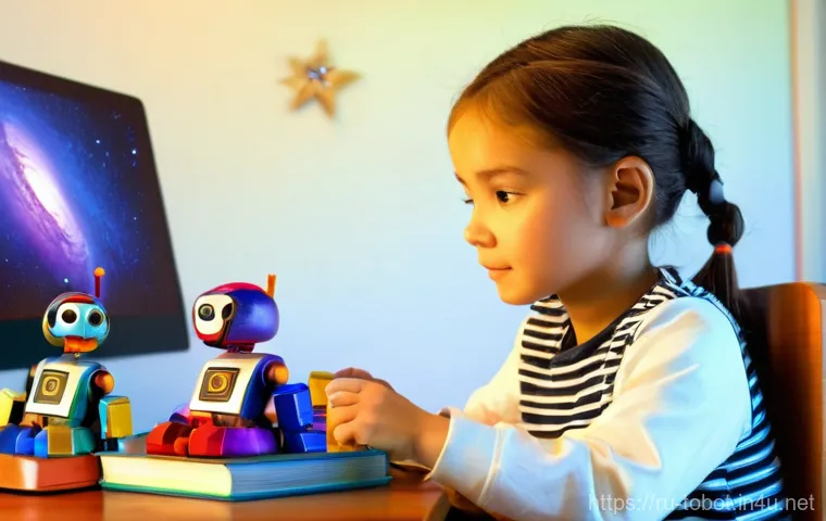 또봇 캐릭터별 인기 굿즈 - **Prompt:** Three enthusiastic Russian children, aged between 7 and 9 years old, are gathered around...